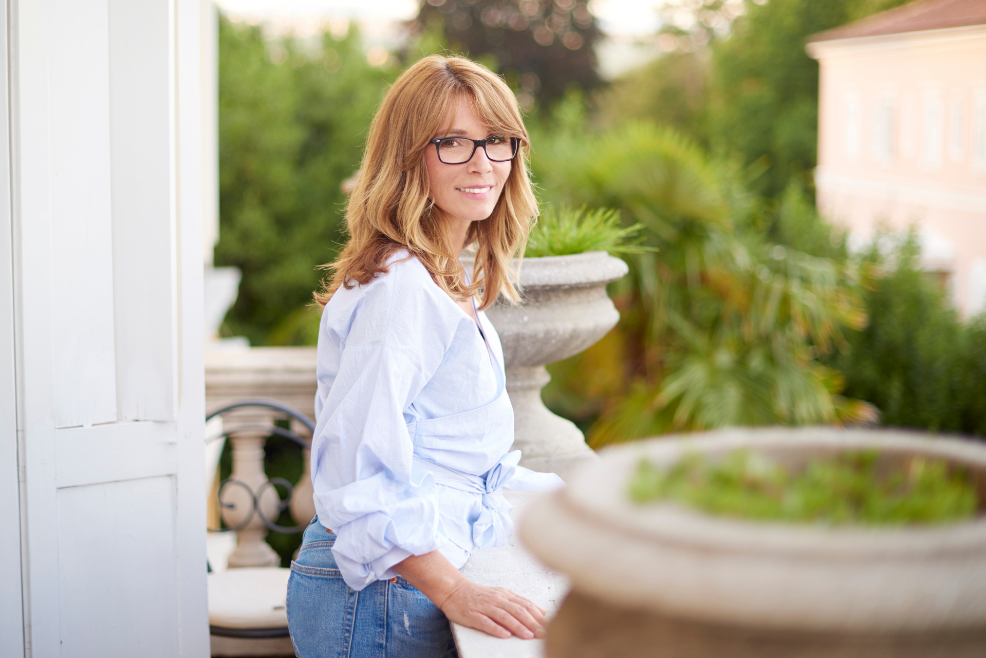 Middle aged woman portrait